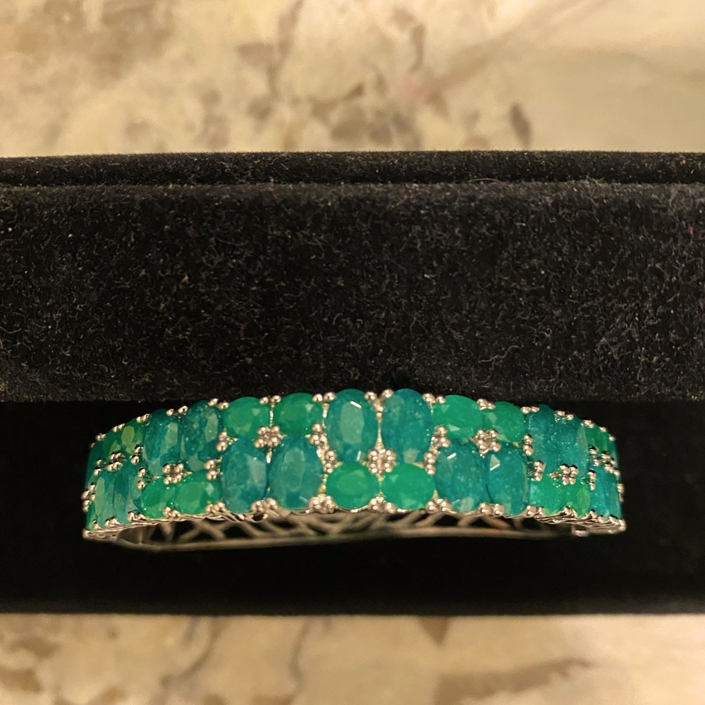 NATURAL GREEN EMERALD BRACELET‼️❤️
